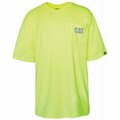 Caterpillar Cat 2Xl Hi Yel S/S Tee 1510499-407-2XL